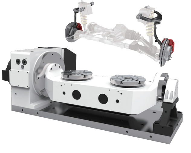 TRNC-255-2W multi-spindle rotary table
